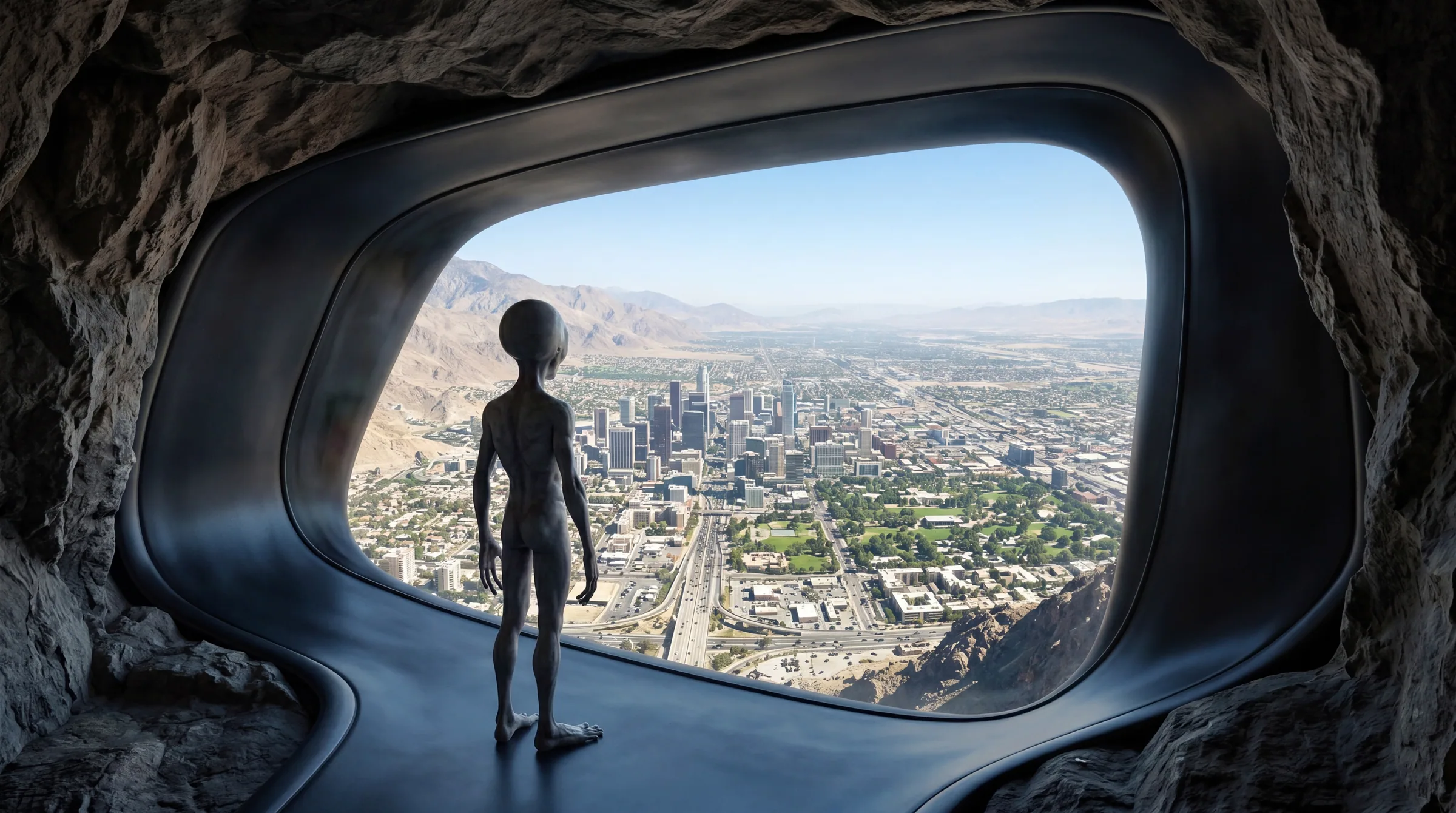 First alien signal transmission